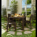 Стіл садовий Keter Melody Quartet 95 x 95 см, коричневий