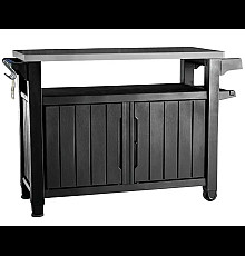 Стіл для  барбекю Keter Unity XL 207 л, графіт