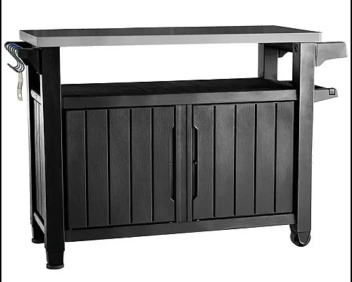Стіл для  барбекю Keter Unity XL 207 л, графіт