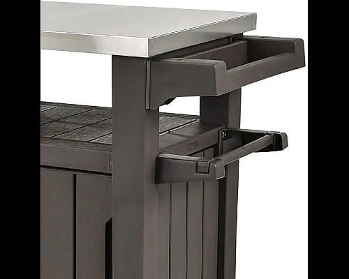 Стіл для  барбекю Keter Unity XL 207 л, графіт
