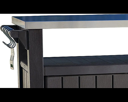 Стіл для  барбекю Keter Unity XL 207 л, графіт