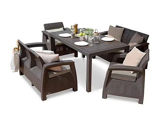 Стіл садовий Keter Melody 160 х 94 см, коричневий