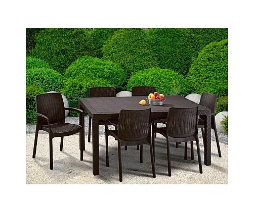 Стіл садовий Keter Melody 160 х 94 см, коричневий