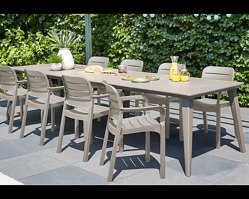 Стіл садовий Keter Lima 320 313 x 98 см, капучино