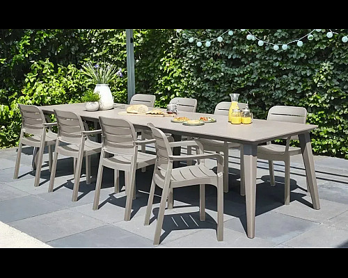 Стіл садовий Keter Lima 320 313 x 98 см, капучино
