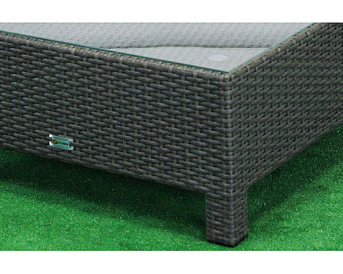 Стіл садовий Greengard Класик Ст-4.80.80, сіро-коричневий