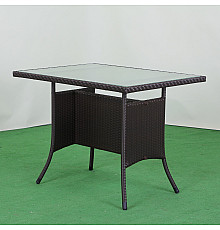 Стіл садовий Greengard Комфорт 120 Ст-1.120.75, коричневий