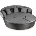 Комплект садових меблів Outtec Round Lounge, графітовий