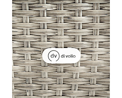 Комплект садових меблів Di Volio Livorno 10-місний, сірий