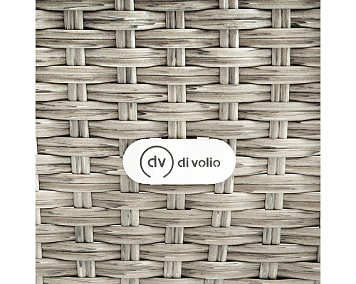 Комплект садових меблів Di Volio Livorno 10-місний, сірий