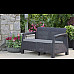 Диван садовий Keter Corfu II Love 2-місний, графіт