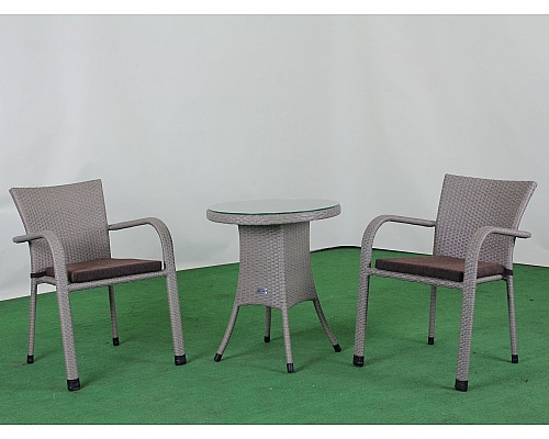 Комплект садових меблів Greengard Терра Рт-20191-3, сірий