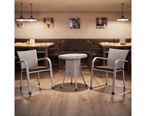 Комплект садових меблів Greengard Терра Рт-20191-3, сірий