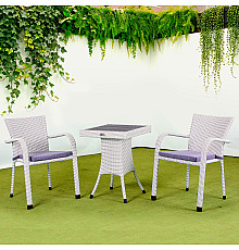 Комплект садових меблів Greengard Терра Рт-20190-3, білий