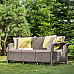 Диван садовий Keter Claire II Max Love 3-місний, капучино