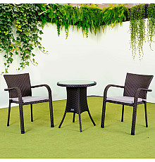 Комплект садових меблів Greengard Терра Рт-20190-5, коричневий