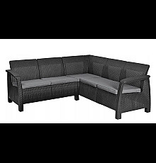 Диван садовий Keter Corfu Relax 5-місний, графіт