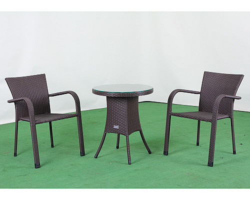 Комплект садових меблів Greengard Терра Рт-20191, коричневий