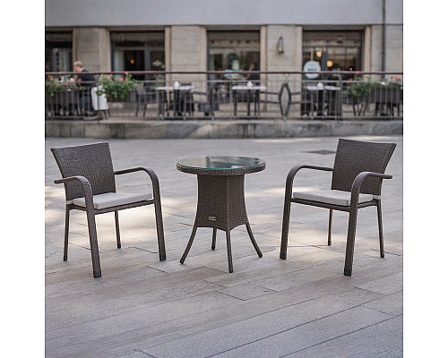 Комплект садових меблів Greengard Терра Рт-20191, коричневий