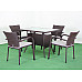 Комплект садових меблів Greengard Комфорт 120 Рт-20120-6, коричневий