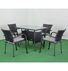 Комплект садових меблів Greengard Комфорт 120 Рт-20120-5, сірий
