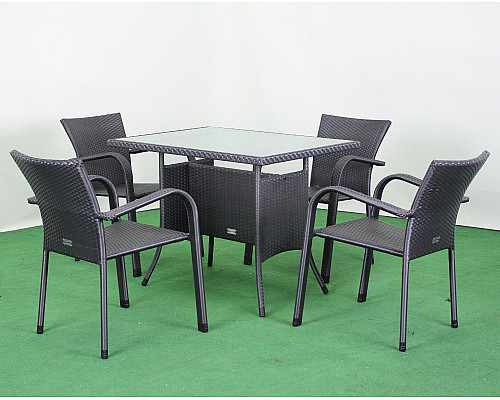 Комплект садових меблів Greengard Комфорт 120 Рт-20120-5, сірий