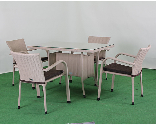Комплект садових меблів Greengard Комфорт 120 Рт-20120-2, бежевий