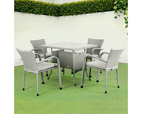 Комплект садових меблів Greengard Комфорт 120 Рт-20120-3, сірий