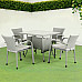 Комплект садових меблів Greengard Комфорт 120 Рт-20120-3, сірий