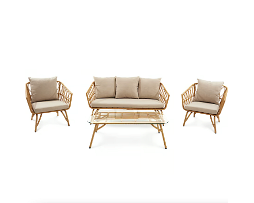 Комплект садових меблів Di Volio Teramo 5-місний, бежевий