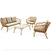 Комплект садових меблів Di Volio Teramo 5-місний, бежевий