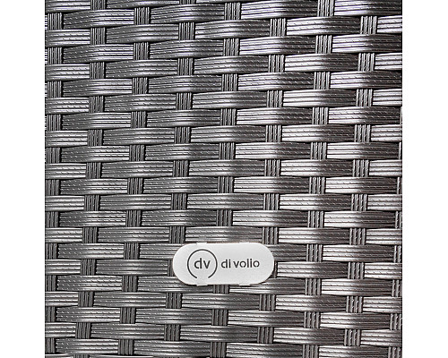 Комплект садових меблів Di Volio VERONA 6-місний, чорно-кремовий