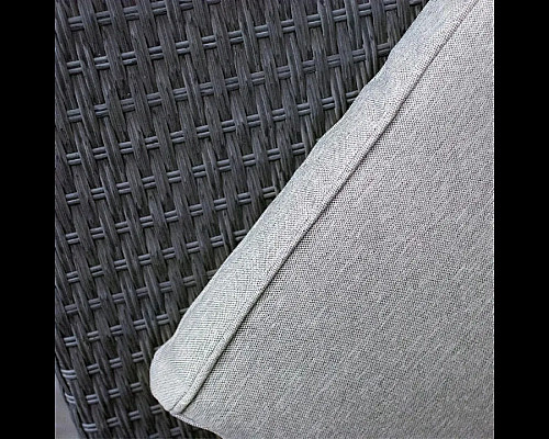 Комплект садових меблів з ротангу JUMI MILANO, сірий