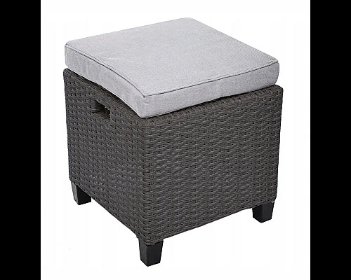 Комплект садових меблів з ротангу JUMI MILANO, сірий