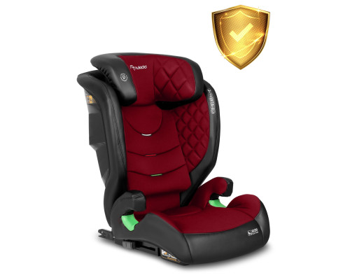 Автокрісло Nukido Louis чорно-червоне 15-36 кг ISOFIX