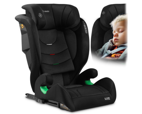 Автокрісло Nukido Louis Soft чорне 15-36 кг ISOFIX