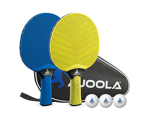 Набір для настільного тенісу Joola Vivid Outdoor, синьо-жовтий