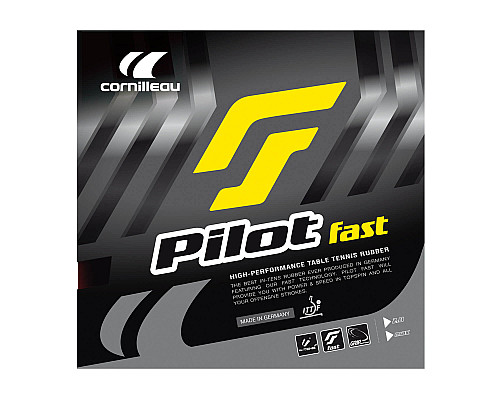Накладка для ракетки Cornilleau PILOT FAST MAX, чорна