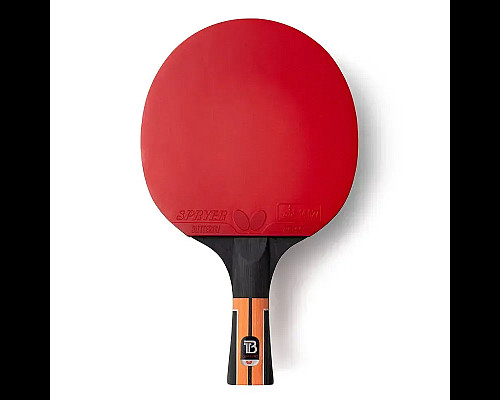 Ракетка для настільного тенісу Butterfly Timo Boll Comfort Junior FL, чорно-червона