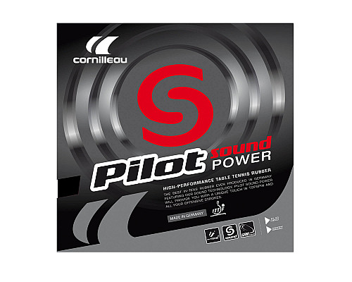Накладка для ракетки Cornilleau PILOT SOUND POWER 35 MAX, чорна