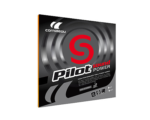 Накладка для ракетки Cornilleau PILOT SOUND POWER 35 MAX, чорна