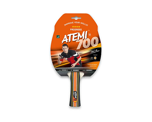 Ракетка для настільного тенісу ATEMI 700, чорна