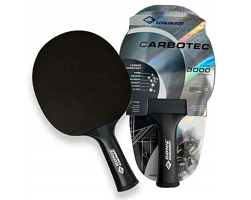 Ракетка для настільного тенісу Donic Carbotec 3000 new, чорно-червона