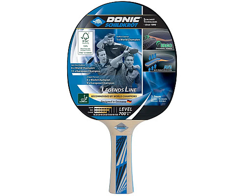 Ракетка для настільного тенісу Donic-Schildkrot Legends 700 FSC, чорна