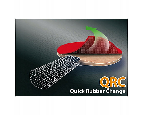 Ракетка для настільного тенісу DONIC CarboTec 3000, чорно-червона