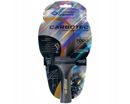 Ракетка для настільного тенісу DONIC CarboTec 7000, чорно-червона Ракетка для настільного тенісу DONIC CarboTec 7000, чорно-червона