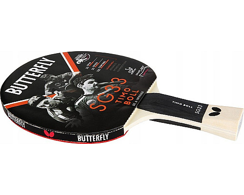 Ракетка для настільного тенісу BUTTERFLY Timo Boll SG33, чорно-червона