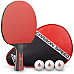 Набір для настільного тенісу Joola Carbon Speed, чорно-червоний