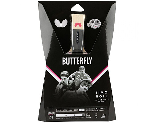 Ракетка для настільного тенісу BUTTERFLY Timo Boll SG99, чорно-червона