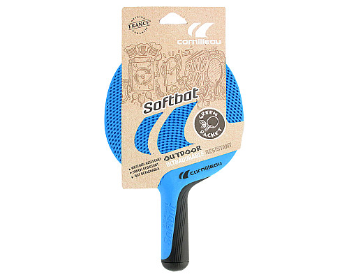 Ракетка для настільного тенісу Cornilleau SOFTBAT OUTDOOR, блакитна